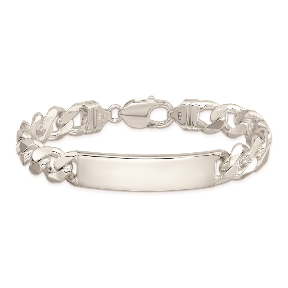 Sterling Silver Curb Link ID Bracelet QCD300-8