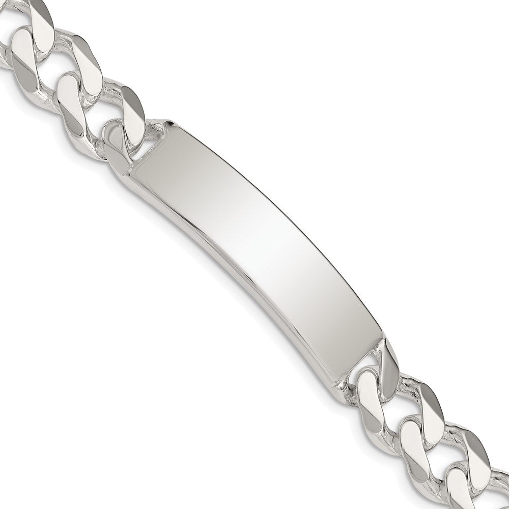 Sterling Silver Curb Link ID Bracelet QCD300-8