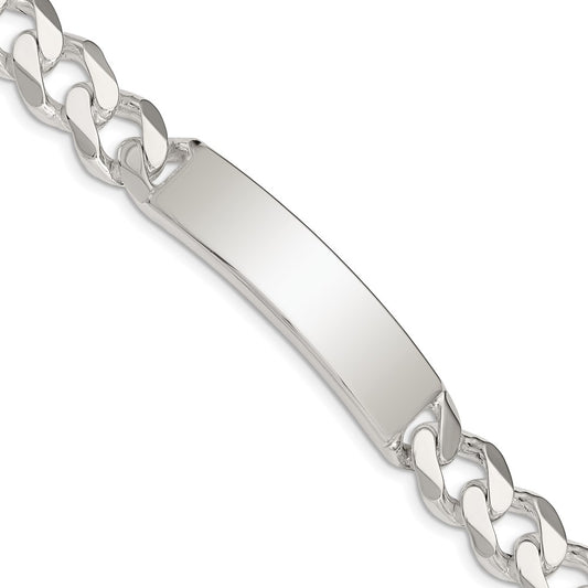 Sterling Silver Curb Link ID Bracelet QCD300-8