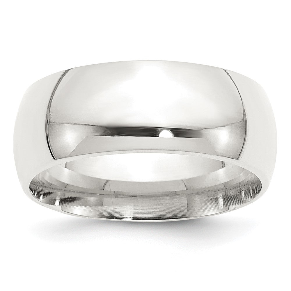 Sterling Silver 9mm Comfort Fit Size 10 Band