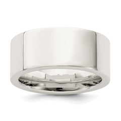 Sterling Silver 9mm Comfort Fit Flat Size 7.5 Band