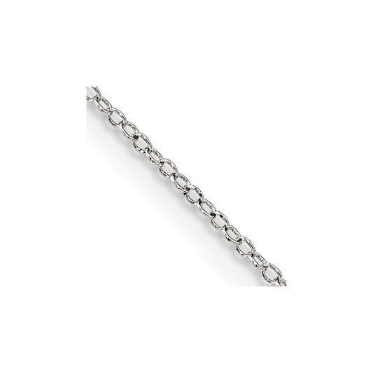 Sterling Silver 1mm Cable ChainQCL025