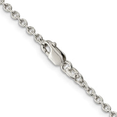 Sterling Silver 2.25mm Cable ChainQCL060