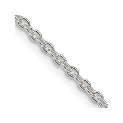 Sterling Silver 2.25mm Cable ChainQCL060