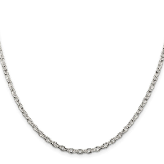 Sterling Silver 3.5mm Cable ChainQCL100
