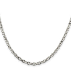 Sterling Silver 4.5mm Cable ChainQCL120