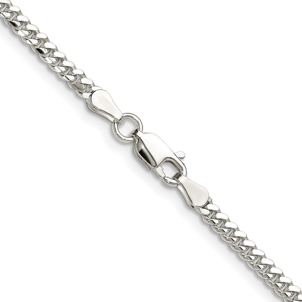 Sterling Silver Polished 2.9mm Domed Curb ChainQDB080