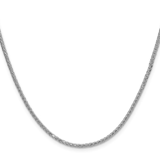Sterling Silver 2.0mm 8 Sided D/C Double Spiga ChainQDDS045