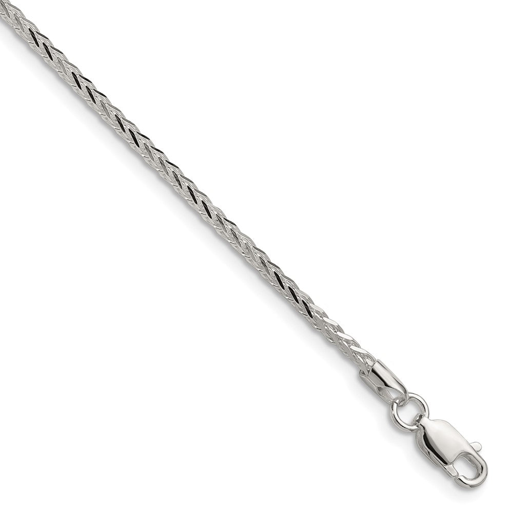 Sterling Silver 2.0mm 8 Sided D/C Double Spiga ChainQDDS045