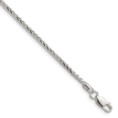 Sterling Silver 2.0mm 8 Sided D/C Double Spiga ChainQDDS045