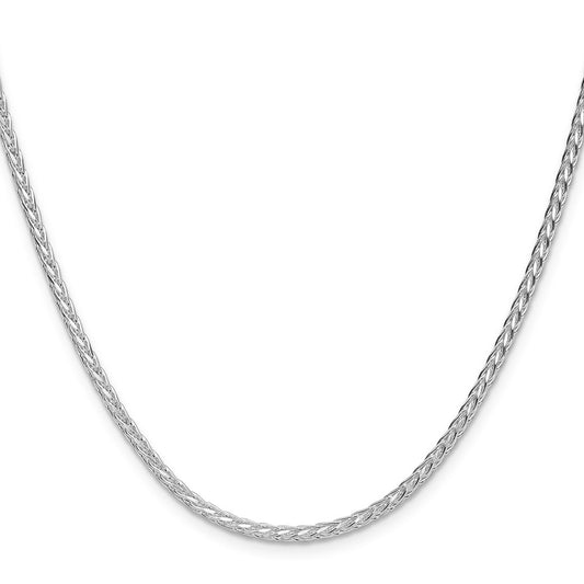 Sterling Silver 2.5mm 8 Sided D/C Double Spiga ChainQDDS060
