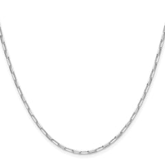 Sterling Silver Rhodium-plated 2.15mm D/C Forzantine ChainQDFC060R