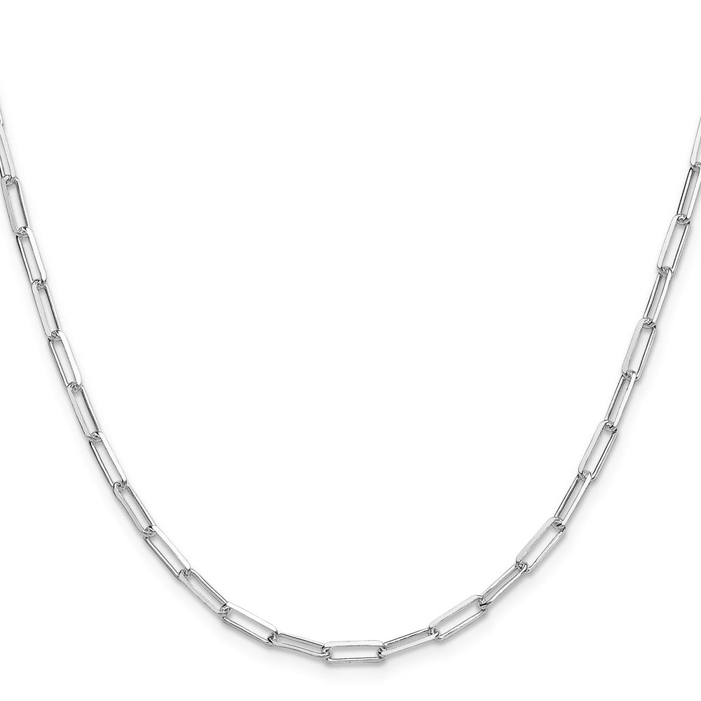 Sterling Silver 3.1mm D/C Paperclip ChainQDPC080