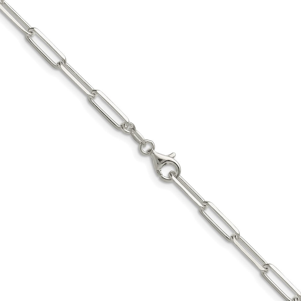 Sterling Silver 3.5mm D/C Paperclip ChainQDPC100