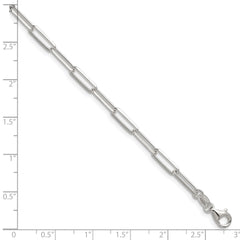 Sterling Silver 3.5mm D/C Paperclip Chain QDPC100-8