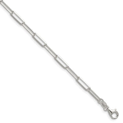 Sterling Silver 3.5mm D/C Paperclip Chain QDPC100-8