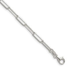 Sterling Silver 3.5mm D/C Paperclip ChainQDPC100