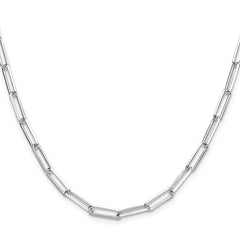 Sterling Silver 4.4mm D/C Paperclip ChainQDPC120