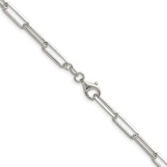 Sterling Silver 4.4mm D/C Paperclip ChainQDPC120