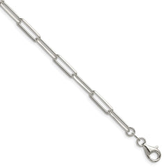 Sterling Silver 4.4mm D/C Paperclip Chain QDPC120-8