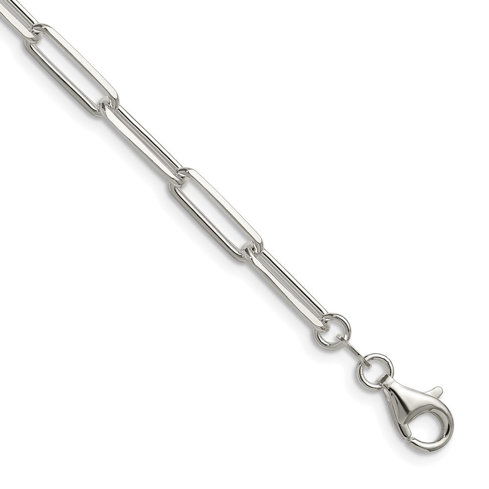 Sterling Silver 4.4mm D/C Paperclip ChainQDPC120