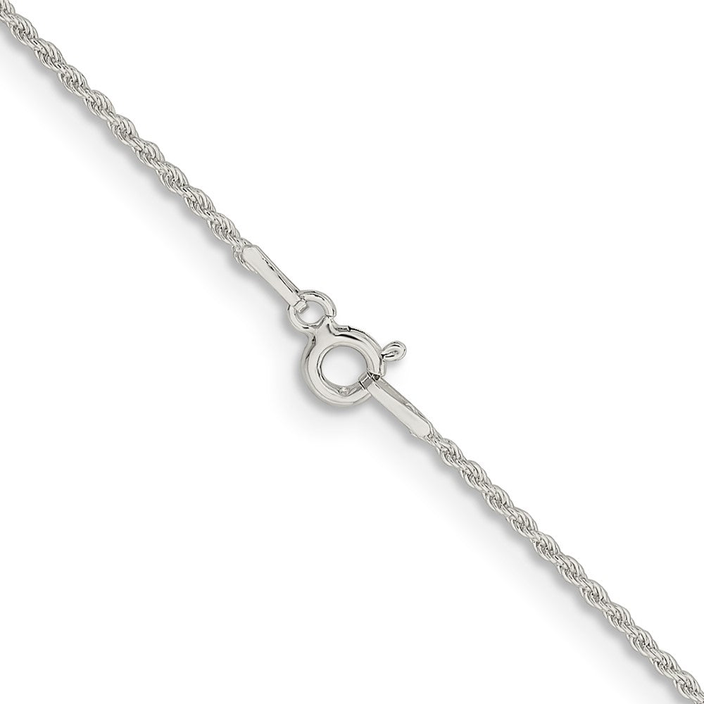 Sterling Silver 1.3mm Solid Rope ChainQDR025