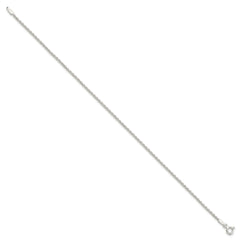 Sterling Silver 1.5mm Solid Rope Chain QDR030-8