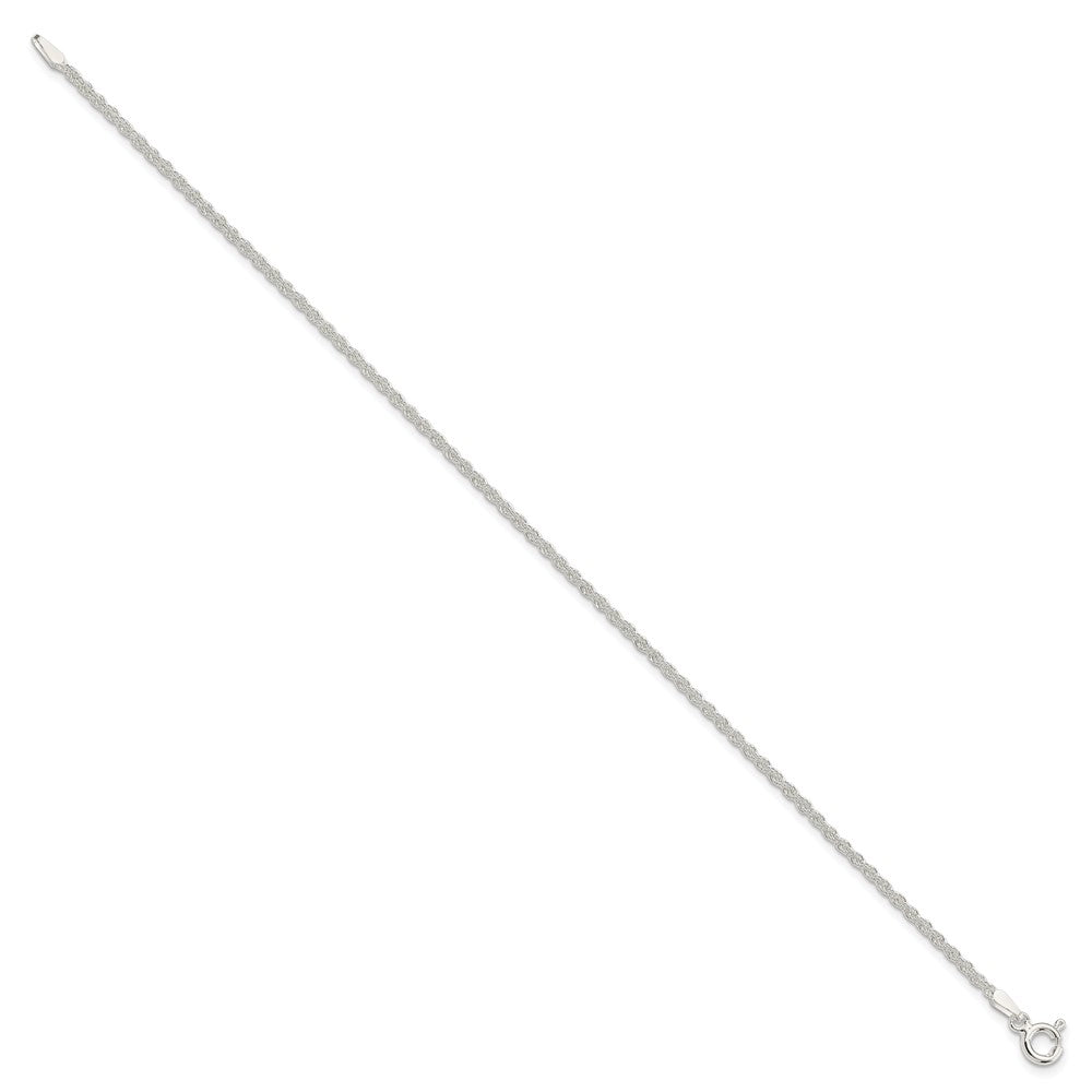Sterling Silver 1.8mm Solid Rope Chain QDR035-8