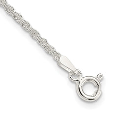 Sterling Silver 1.8mm Solid Rope Chain QDR035-8