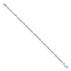 Sterling Silver 2.5mm Solid Rope Chain QDR050-8