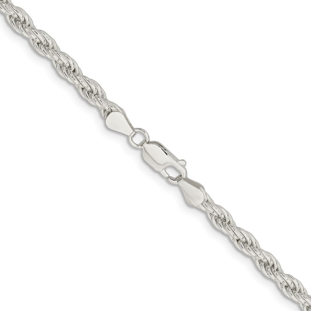 Sterling Silver 5mm Solid Rope ChainQDR100