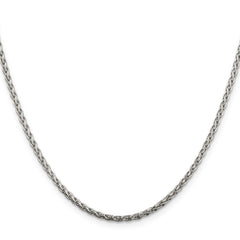 Sterling Silver 2mm Diamond-cut Spiga ChainQDS060