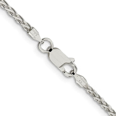 Sterling Silver 2mm Diamond-cut Spiga ChainQDS060