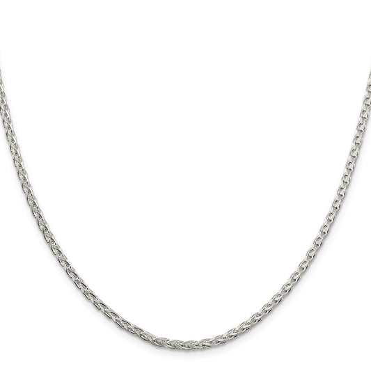 Sterling Silver 2.75mm Diamond-cut Spiga ChainQDS080