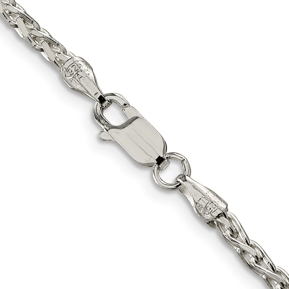 Sterling Silver 2.75mm Diamond-cut Spiga ChainQDS080