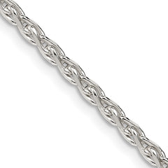 Sterling Silver 2.75mm Diamond-cut Spiga ChainQDS080