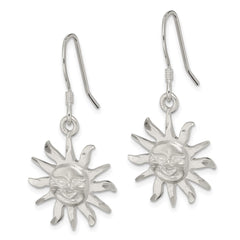 QE3334 Sterling Silver Smiling Sunshine Earrings