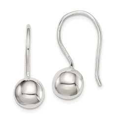 QE3484 Sterling Silver 8mm Ball Earrings