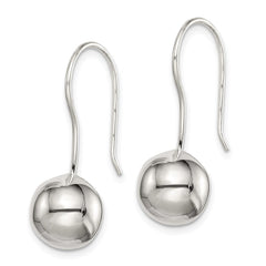 QE3485 Sterling Silver 10mm Ball Earrings