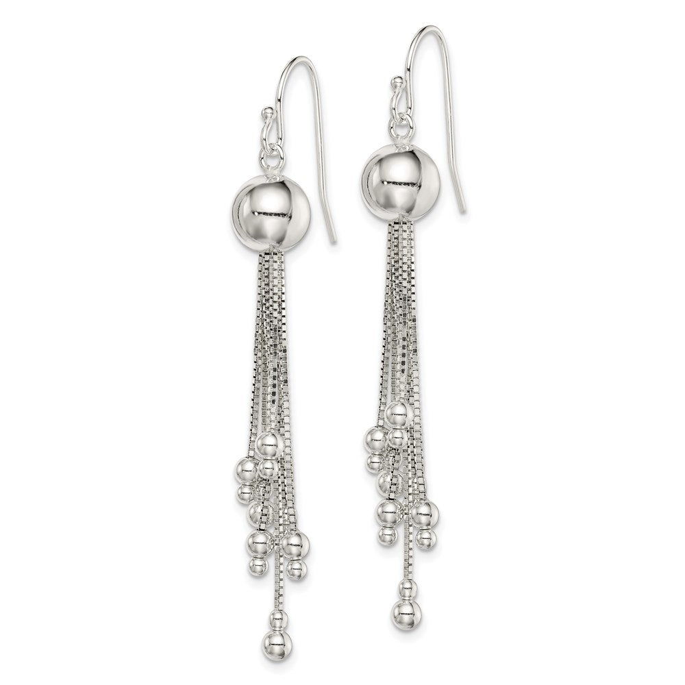 QE8054 Sterling Silver Shepherd Hook Earrings