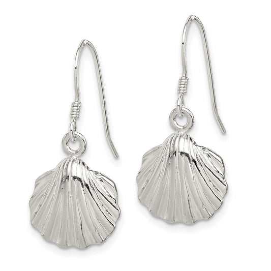 QE87 Sterling Silver Shell Earrings