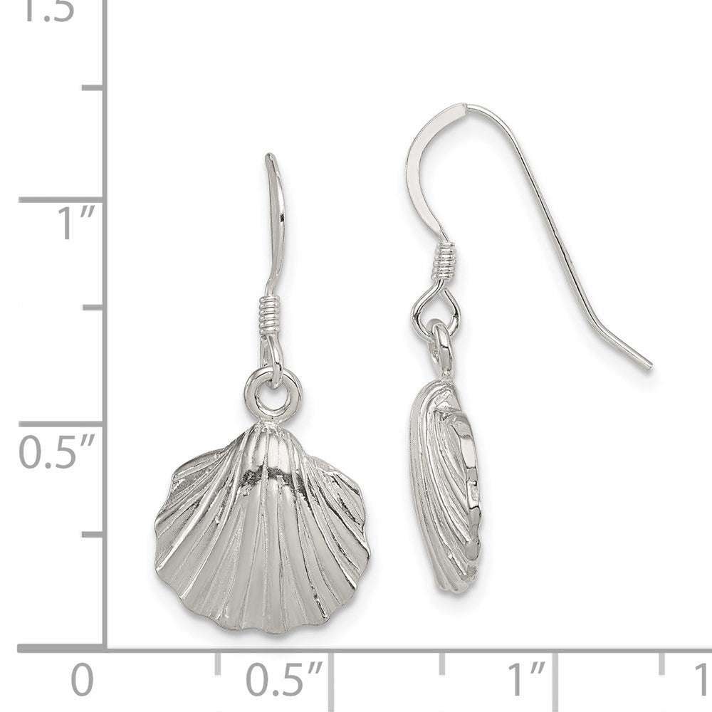 QE87 Sterling Silver Shell Earrings