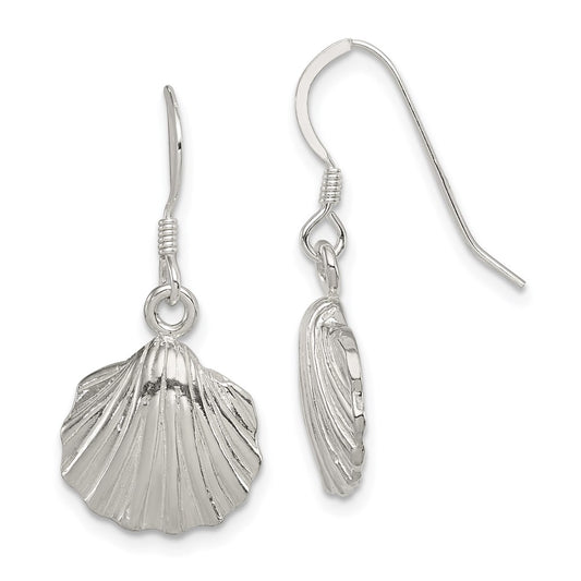 QE87 Sterling Silver Shell Earrings