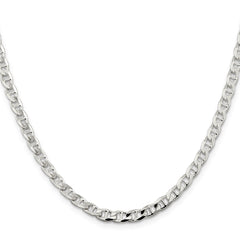 Sterling Silver 4.65mm D/C Flat Anchor Curb ChainQFAN120