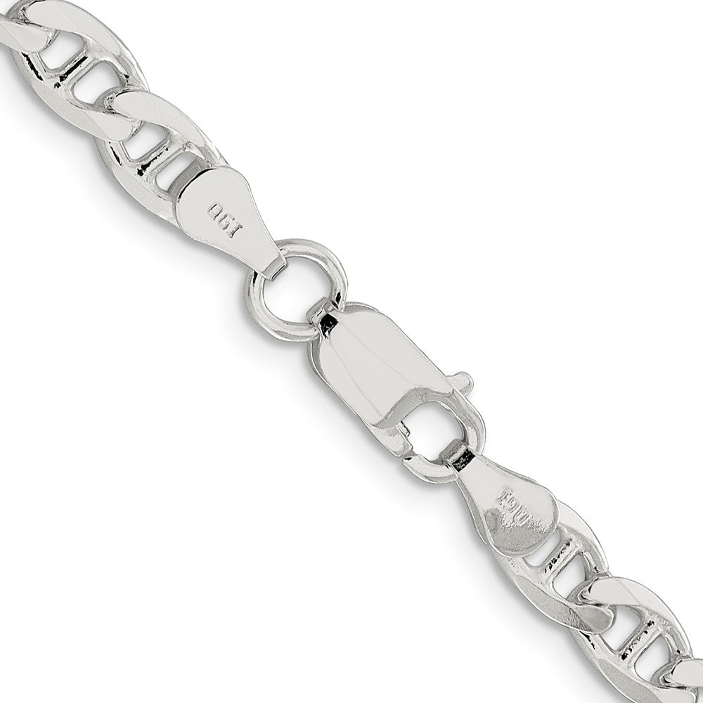Sterling Silver 5.7mm D/C Flat Anchor Curb ChainQFAN150