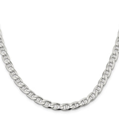Sterling Silver 6.5mm D/C Flat Anchor Curb ChainQFAN180