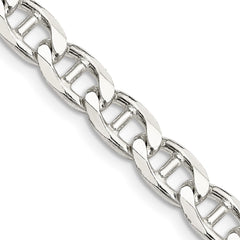 Sterling Silver 6.5mm D/C Flat Anchor Curb ChainQFAN180