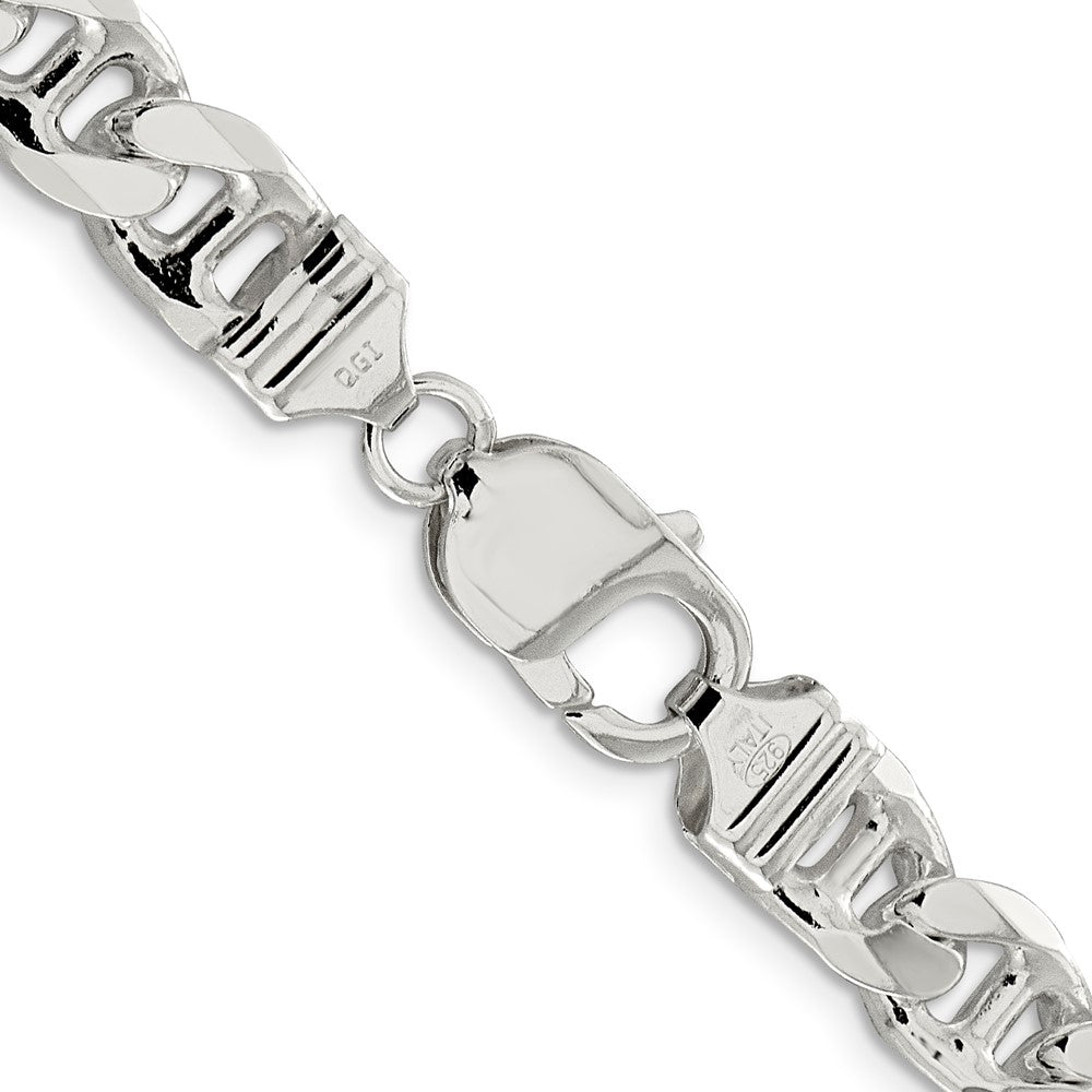 Sterling Silver 9mm D/C Flat Anchor Curb ChainQFAN250