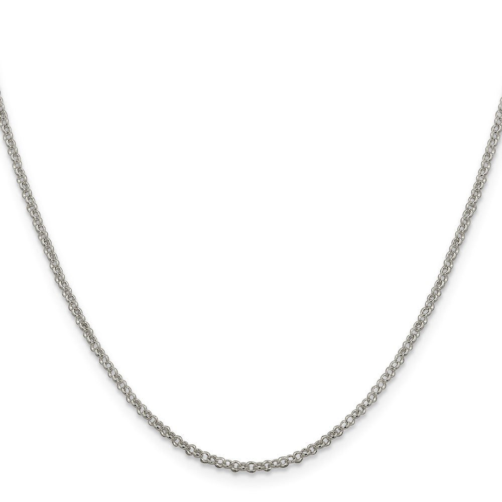 Sterling Silver 2mm Rolo ChainQFC104