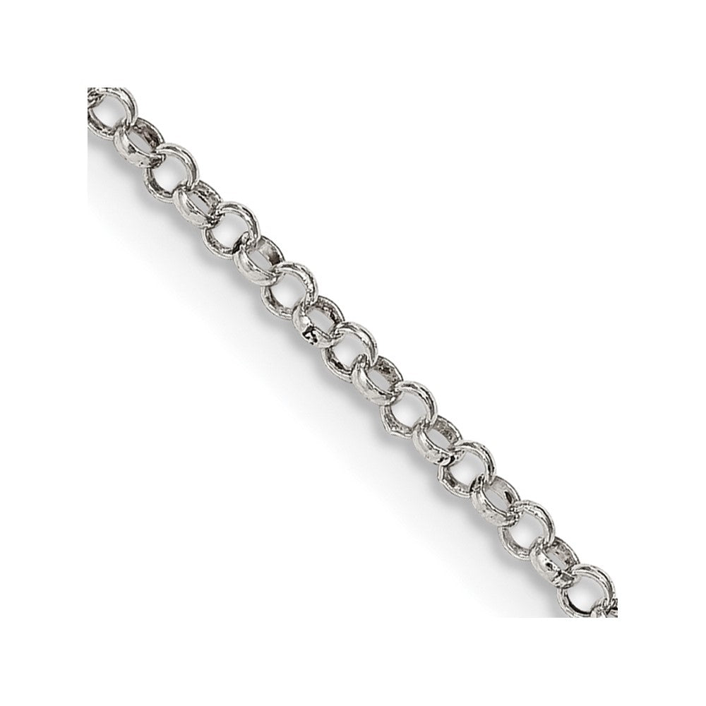 Sterling Silver 2mm Rolo ChainQFC104